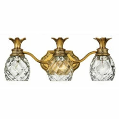 Outlet ✨ Hinkley Lighting Hinkley Plantation 3-Light Vanity Light In Burnished Brass 🔔