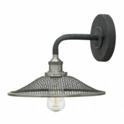 Deals 👏 Hinkley Lighting Hinkley Rigby 1-Light Sconce In Aged Zinc 🎉