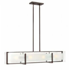 Cheapest ⌛ Hinkley Lighting Hinkley Latitude 4-Light Chandelier In Oil Rubbed Bronze 🌟