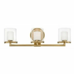 Brand new 🧨 Hinkley Lighting Hinkley Rixon 3-Light Vanity Light In Heritage Brass 🔥