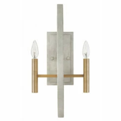 Brand new 😀 Hinkley Lighting Hinkley Euclid 2-Light Sconce In Cement Gray 🧨