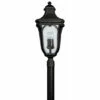 Buy 🥰 Hinkley Lighting Hinkley Trafalgar 3-Light Outdoor Post Mount In Museum Black ⭐