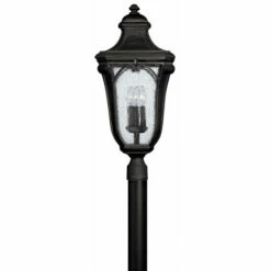 Buy 🥰 Hinkley Lighting Hinkley Trafalgar 3-Light Outdoor Post Mount In Museum Black ⭐