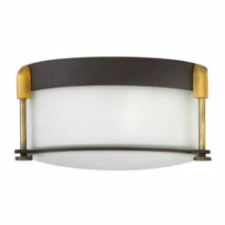 Cheap 🌟 Hinkley Lighting Hinkley Colbin 2-Light Flush Mount In Oil Rubbed Bronze 🛒