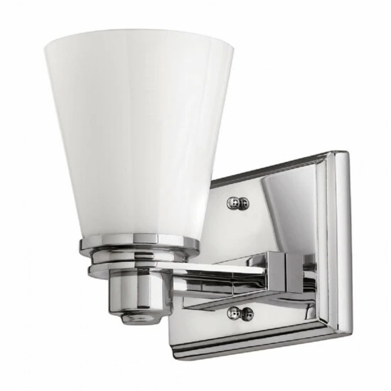 New 🤩 Hinkley Lighting Hinkley Avon 1-Light Sconce In Chrome 🎉 1 New 🤩 Hinkley Lighting Hinkley Avon 1-Light Sconce In Chrome 🎉