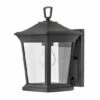Coupon 🌟 Hinkley Lighting Hinkley Bromley 1-Light Outdoor Wall Mount In Museum Black 😀