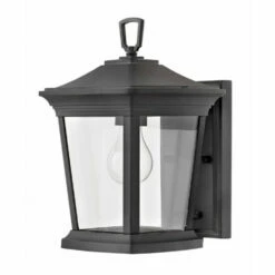 Coupon 🌟 Hinkley Lighting Hinkley Bromley 1-Light Outdoor Wall Mount In Museum Black 😀