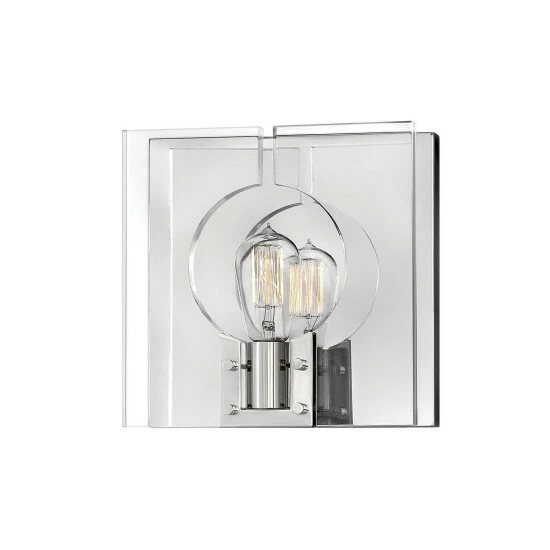 Brand new 🎉 Hinkley Lighting Hinkley Ludlow 1-Light Sconce In Polished Nickel 👏 1 Brand new 🎉 Hinkley Lighting Hinkley Ludlow 1-Light Sconce In Polished Nickel 👏