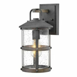 Top 10 🤩 Hinkley Lighting Hinkley Lakehouse 1-Light Outdoor Wall Mount Lantern In Aged Zinc 👏