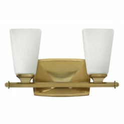 Deals 💯 Hinkley Lighting Hinkley Darby 2-Light Vanity Light In Brushed Caramel ✔️