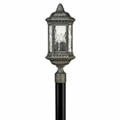 Coupon ⌛ Hinkley Lighting Hinkley Regal 3-Light Outdoor Post Mount In Black Granite 😍