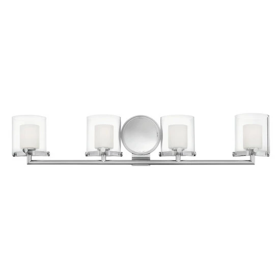 Flash Sale ⭐ Hinkley Lighting Hinkley Rixon 4-Light Vanity Light In Chrome 👏 1 Flash Sale ⭐ Hinkley Lighting Hinkley Rixon 4-Light Vanity Light In Chrome 👏