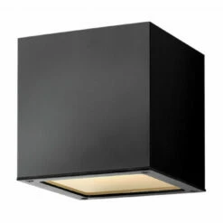 Cheap ✔️ Hinkley Lighting Hinkley Kube LED Outdoor Wall Mount In Satin Black 🔔