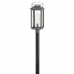 Promo 🤩 Hinkley Lighting Hinkley Atwater 1-Light Outdoor Post Mount In Ash Bronze ❤️