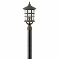 Promo 🧨 Hinkley Lighting Hinkley Freeport 1-Light Outdoor Post Mount In Oil Rubbed Bronze 👍
