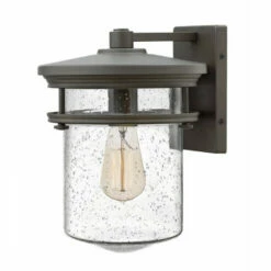 Cheapest 👍 Hinkley Lighting Hinkley Hadley 1-Light Outdoor Wall Mount In Buckeye Bronze 🥰