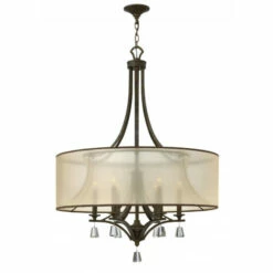 Outlet 🔥 Hinkley Lighting Fredrick Ramond Mime 6-Light Chandelier In French Bronze 🌟