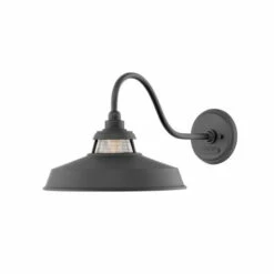 Budget 🎉 Hinkley Lighting Hinkley Troyer 1-Light Outdoor Wall Mount Lantern In Black 👏