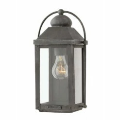 Cheap 🌟 Hinkley Lighting Hinkley Anchorage 1-Light Outdoor Wall Mount In Aged Zinc 😀