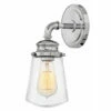 Budget 🧨 Hinkley Lighting Hinkley Fritz 1-Light Sconce In Chrome ✨