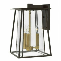 Hot Sale 🔥 Hinkley Lighting Hinkley Walker 3-Light Outdoor Wall Mount In Buckeye Bronze 🎉