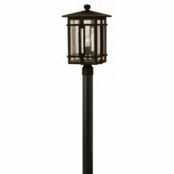 Promo 🧨 Hinkley Lighting Hinkley Tucker 1-Light Outdoor Post Mount In Oil Rubbed Bronze 👏