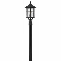 New 🧨 Hinkley Lighting Hinkley Freeport 1-Light Outdoor Post Mount In Black 🧨