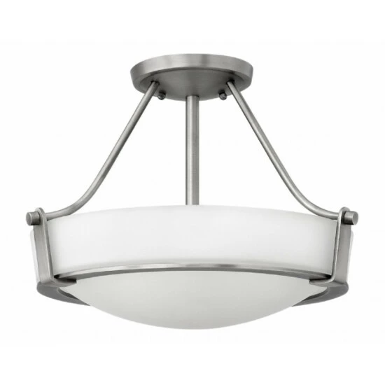 Buy 🌟 Hinkley Lighting Hinkley Hathaway 3-Light Semi-Flush Mount In Antique Nickel 😀 1 Buy 🌟 Hinkley Lighting Hinkley Hathaway 3-Light Semi-Flush Mount In Antique Nickel 😀