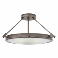 Cheap ❤️ Hinkley Lighting Hinkley Collier 4-Light Semi-Flush Mount In Antique Nickel 🤩