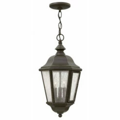 Wholesale 😀 Hinkley Lighting Hinkley Edgewater 3-Light Outdoor Pendant In Oil Rubbed Bronze 🌟