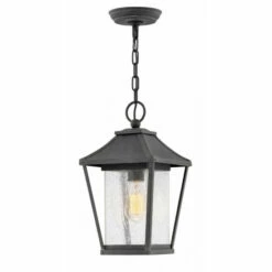 Hot Sale 😀 Hinkley Lighting Hinkley Palmer 1-Light Outdoor Pendant In Museum Black 🎉