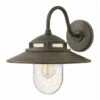 Deals 🔥 Hinkley Lighting Hinkley Atwell 1-Light Outdoor Wall Mount In Oil Rubbed Bronze ⭐
