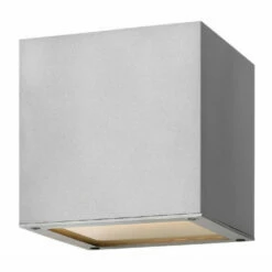 Buy ❤️ Hinkley Lighting Hinkley Kube LED Outdoor Wall Mount In Titanium 😉