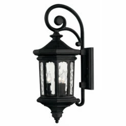 Hot Sale 🧨 Hinkley Lighting Hinkley Raley 3-Light Outdoor Wall Mount In Museum Black 😍