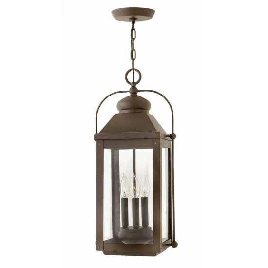 Brand new 🥰 Hinkley Lighting Hinkley Anchorage 3-Light Outdoor Pendant In Light Oiled Bronze 🥰 1 Brand new 🥰 Hinkley Lighting Hinkley Anchorage 3-Light Outdoor Pendant In Light Oiled Bronze 🥰