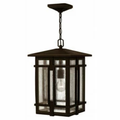 Budget ✔️ Hinkley Lighting Hinkley Tucker 1-Light Outdoor Pendant In Oil Rubbed Bronze 👍
