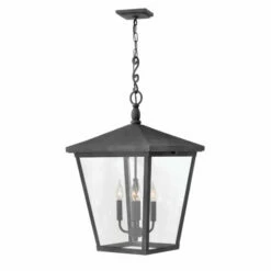 Wholesale 🛒 Hinkley Lighting Hinkley Trellis 4-Light Outdoor Pendant In Aged Zinc 💯