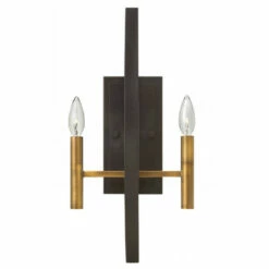 Promo 🔥 Hinkley Lighting Hinkley Euclid 2-Light Sconce In Spanish Bronze 🎉