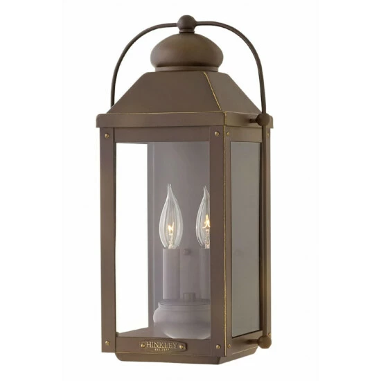 New ๐ Hinkley Lighting Hinkley Anchorage 2-Light Outdoor Wall Mount In Light Oiled Bronze ๐งจ 1 New ๐ Hinkley Lighting Hinkley Anchorage 2-Light Outdoor Wall Mount In Light Oiled Bronze ๐งจ