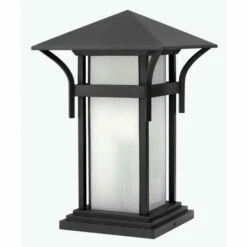 Best Pirce 💯 Hinkley Lighting Hinkley Harbor LED Outdoor Pier Mount In Satin Black 😍