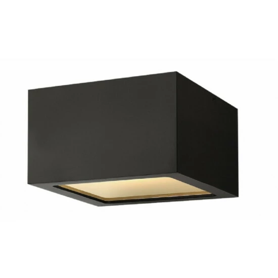 New 💯 Hinkley Lighting Hinkley Kube LED Outdoor Flush Mount In Satin Black 🌟 1 New 💯 Hinkley Lighting Hinkley Kube LED Outdoor Flush Mount In Satin Black 🌟