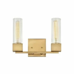 Coupon ⭐ Hinkley Lighting Hinkley Xander 2-Light Vanity In Heritage Brass 👍