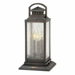 Coupon 😉 Hinkley Lighting Hinkley Revere 3-Light Outdoor Pier Mount In Blackened Brass 😀