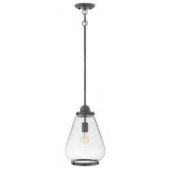 Hot Sale 🎉 Hinkley Lighting Hinkley Finley 1-Light Outdoor Pendant In Aged Zinc 🥰