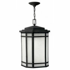 Best Sale ✨ Hinkley Lighting Hinkley Cherry Creek 1-Light Outdoor Pendant In Vintage Black ⌛