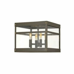 Discount 😉 Hinkley Lighting Hinkley Porter 4-Light Outdoor Flush Mount In Oil Rubbed Bronze 🎁