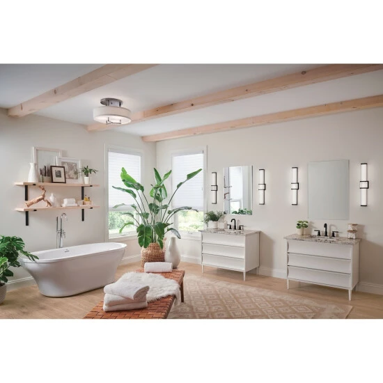 Coupon 😉 Hinkley Lighting Hinkley Pietra LED Vanity In Black ⭐ 4 Coupon 😉 Hinkley Lighting Hinkley Pietra LED Vanity In Black ⭐ - Image 4