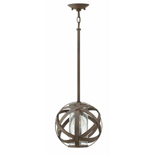 Buy ๐งจ Hinkley Lighting Hinkley Carson 1-Light Outdoor Pendant In Vintage Iron ๐งจ 1 Buy ๐งจ Hinkley Lighting Hinkley Carson 1-Light Outdoor Pendant In Vintage Iron ๐งจ