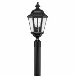 Best Sale 😉 Hinkley Lighting Hinkley Edgewater 3-Light Outdoor Post Mount In Black ⭐