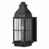 New ⭐ Hinkley Lighting Hinkley Bingham 1-Light Outdoor Wall Mount In Greystone 👏